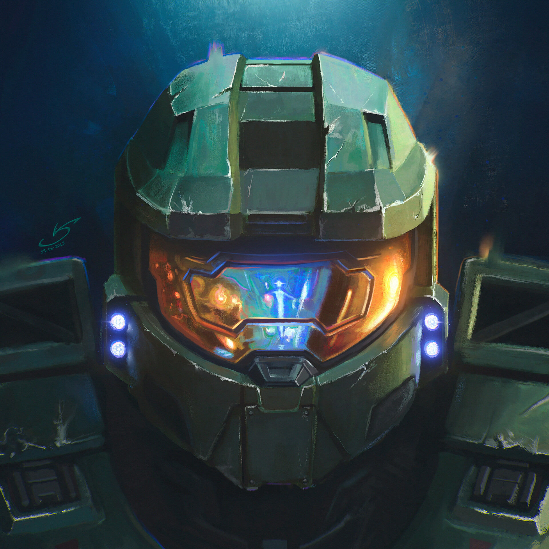 Artstation Master Chief Halo Infinite