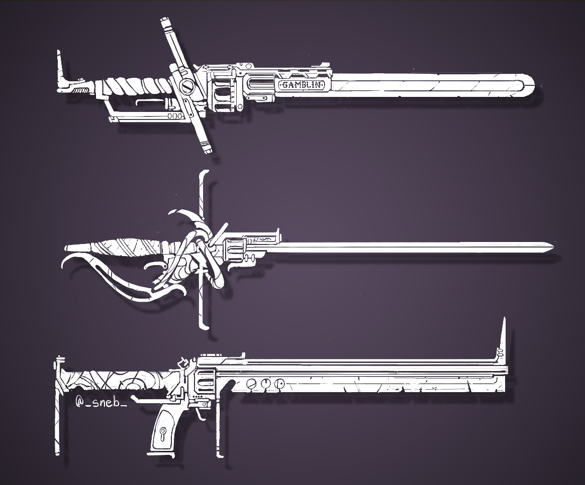 ArtStation Blade Guns