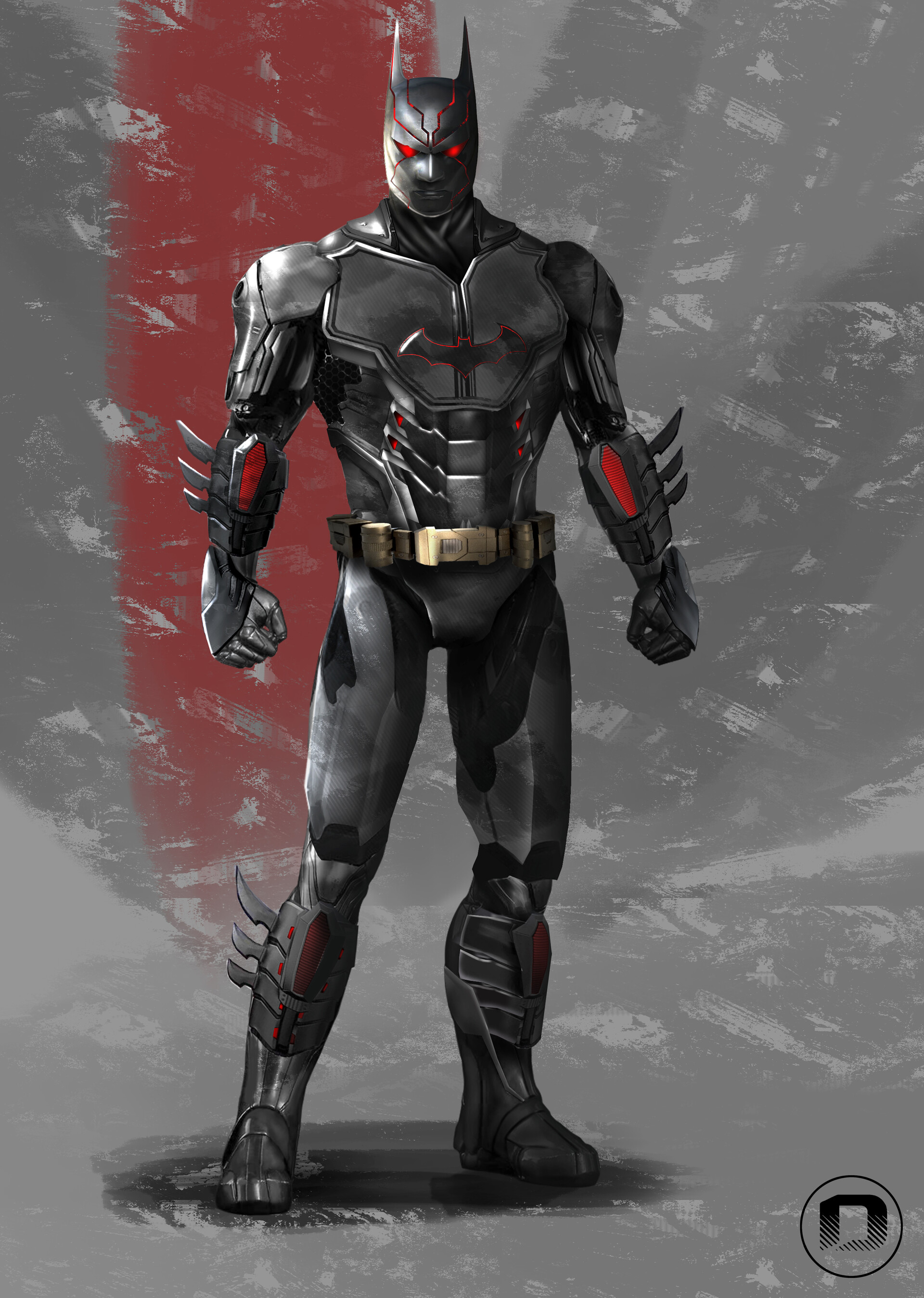 darwyn dan - Batman armorsuit concept