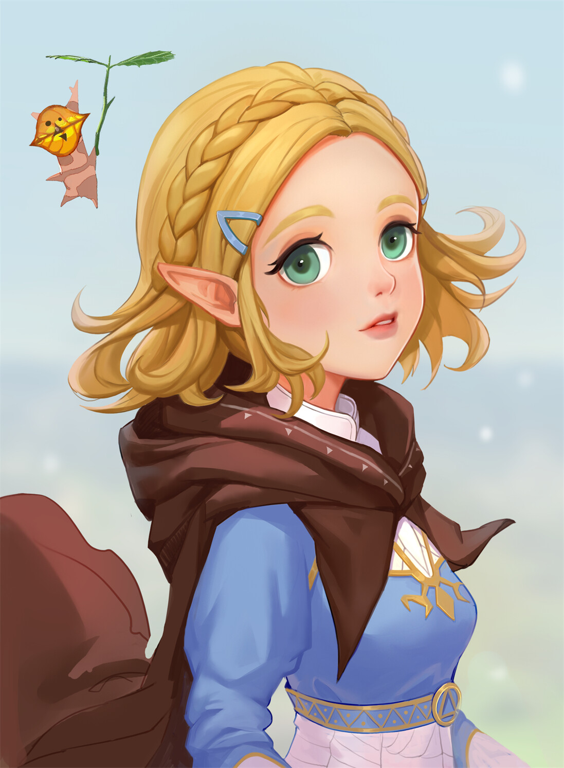 ArtStation - Princess Zelda with Short Hair