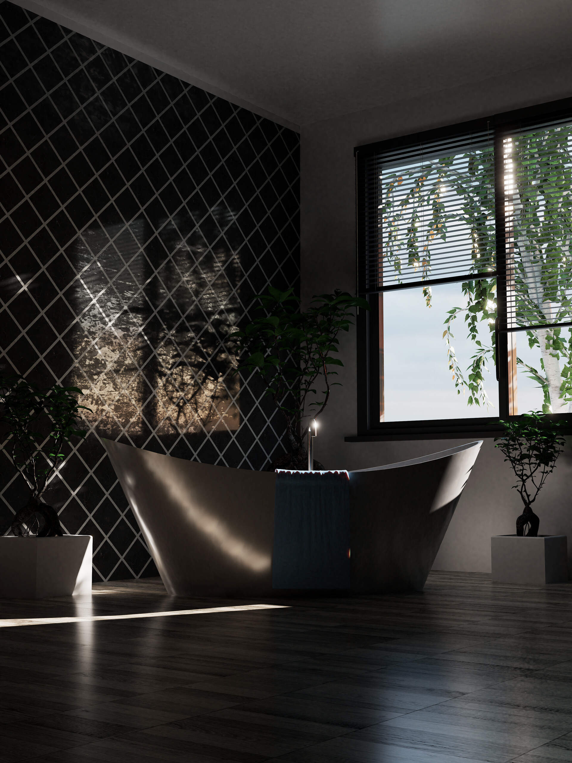 Artstation Simple Modern Bathroom Tom German