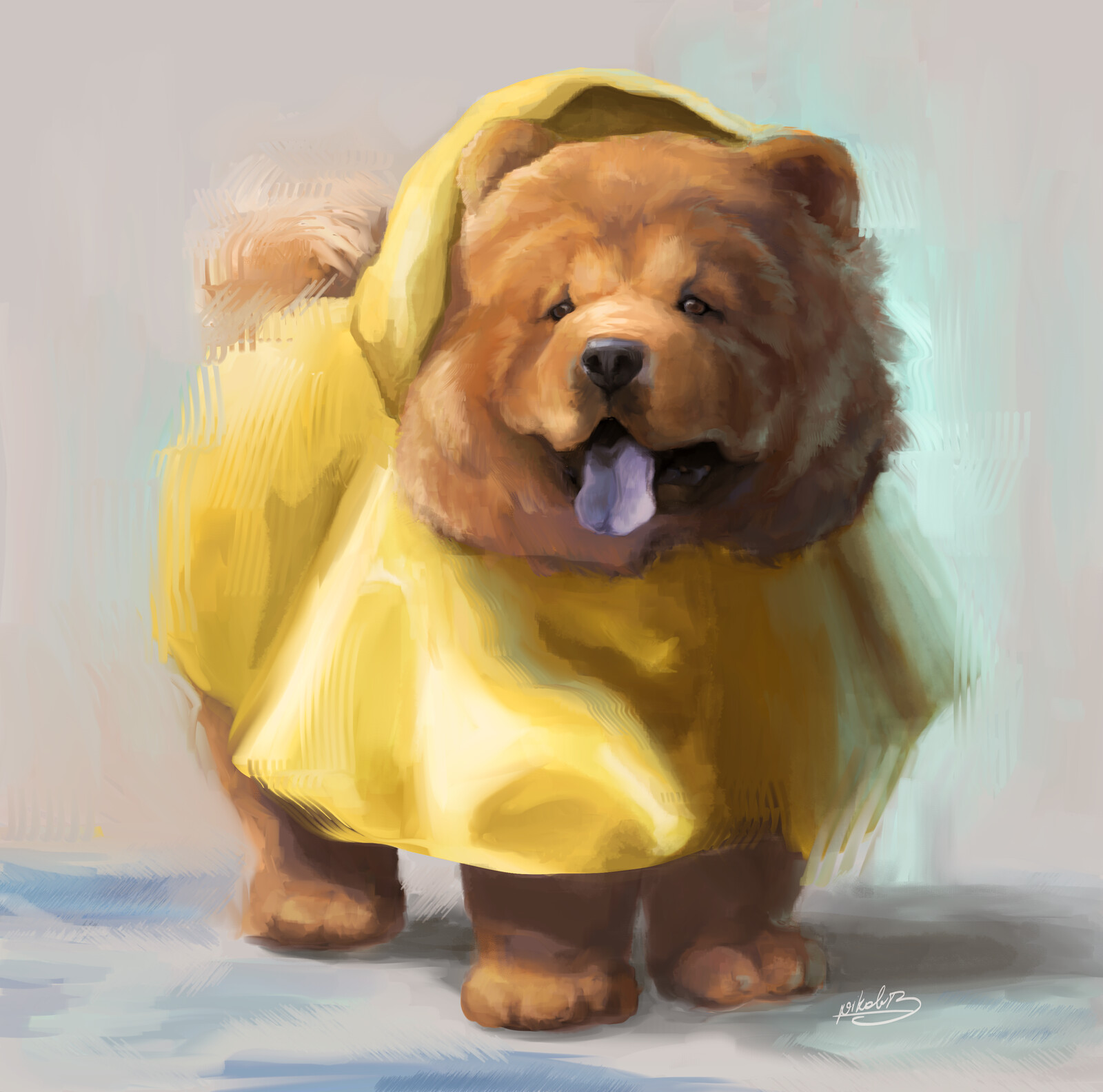 yellow chow chow