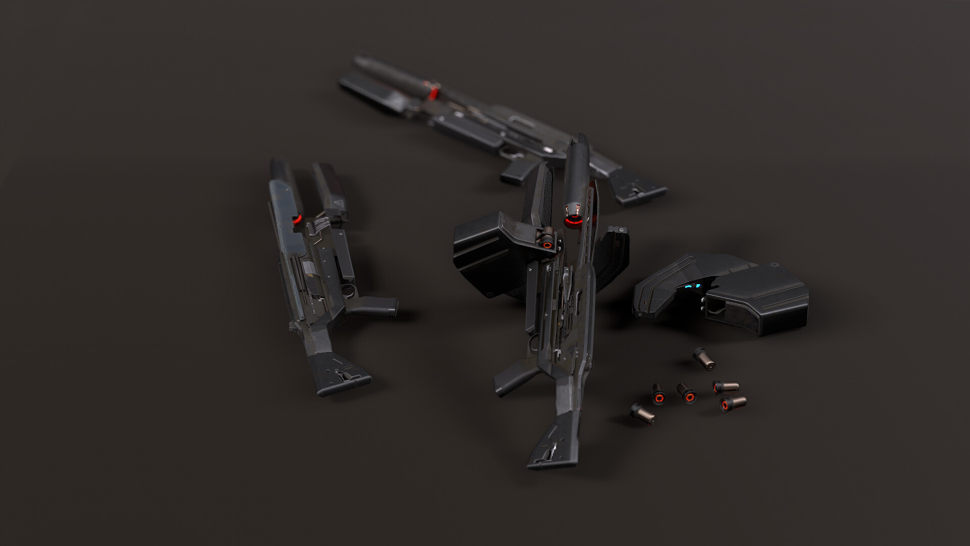 Artstation Project Borealis Pulse Rifle Remaster Leo Ratner