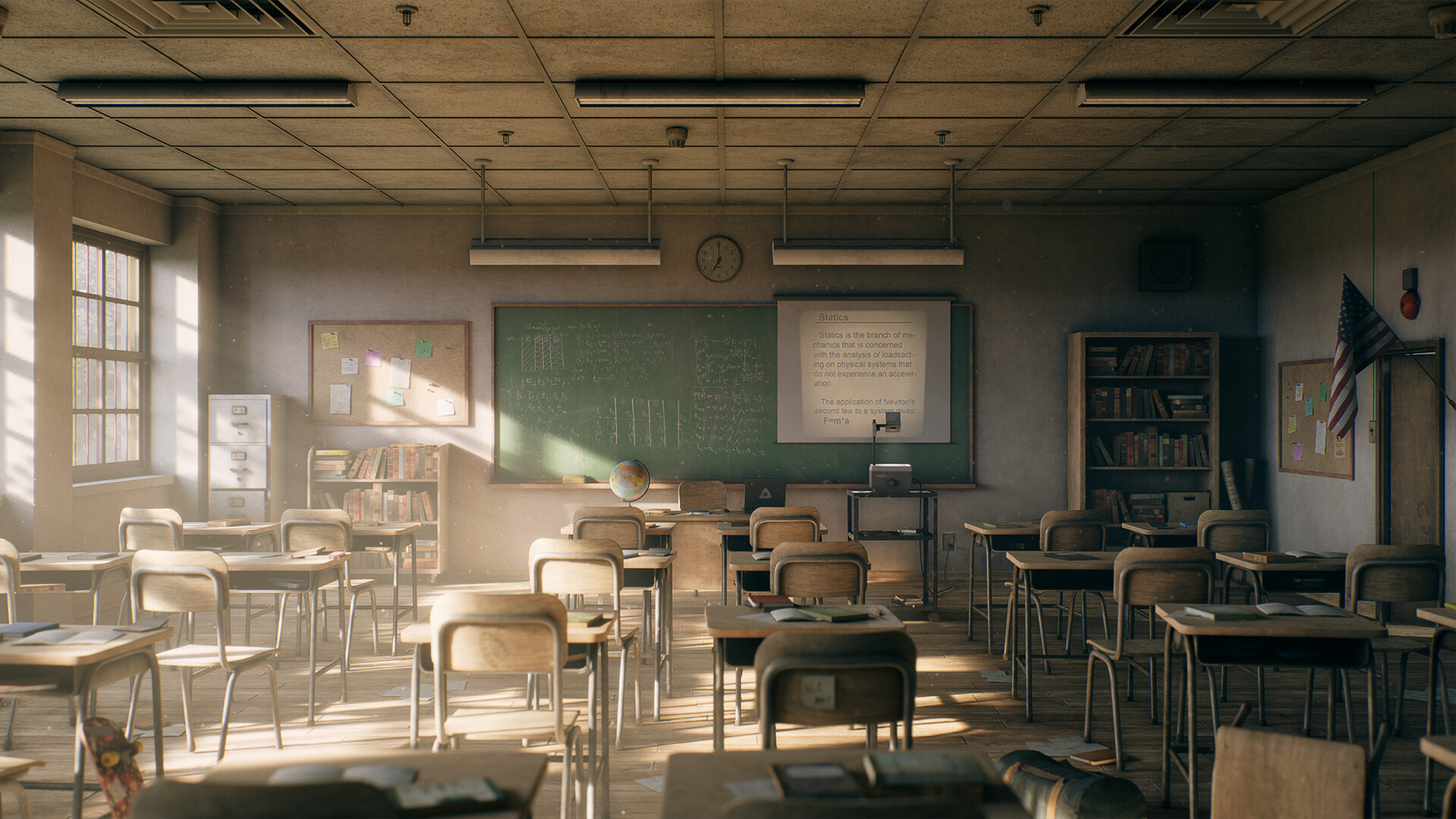 Anime Classroom Asset Pack in Environments - UE Marketplace