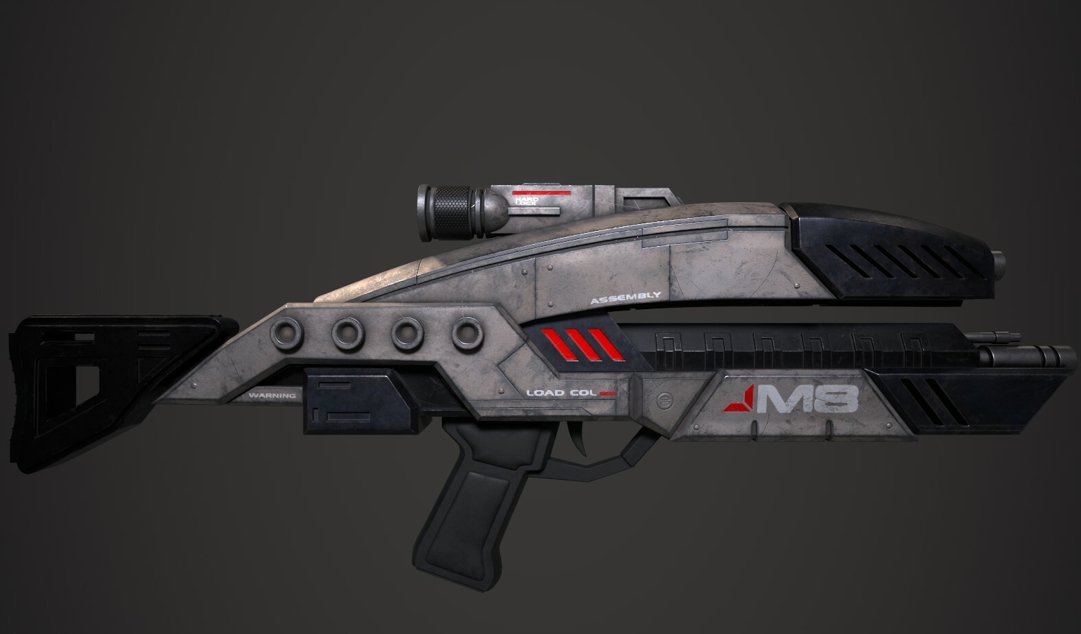 My version of M-8 Avenger, assault rifle in Mass Effect. 