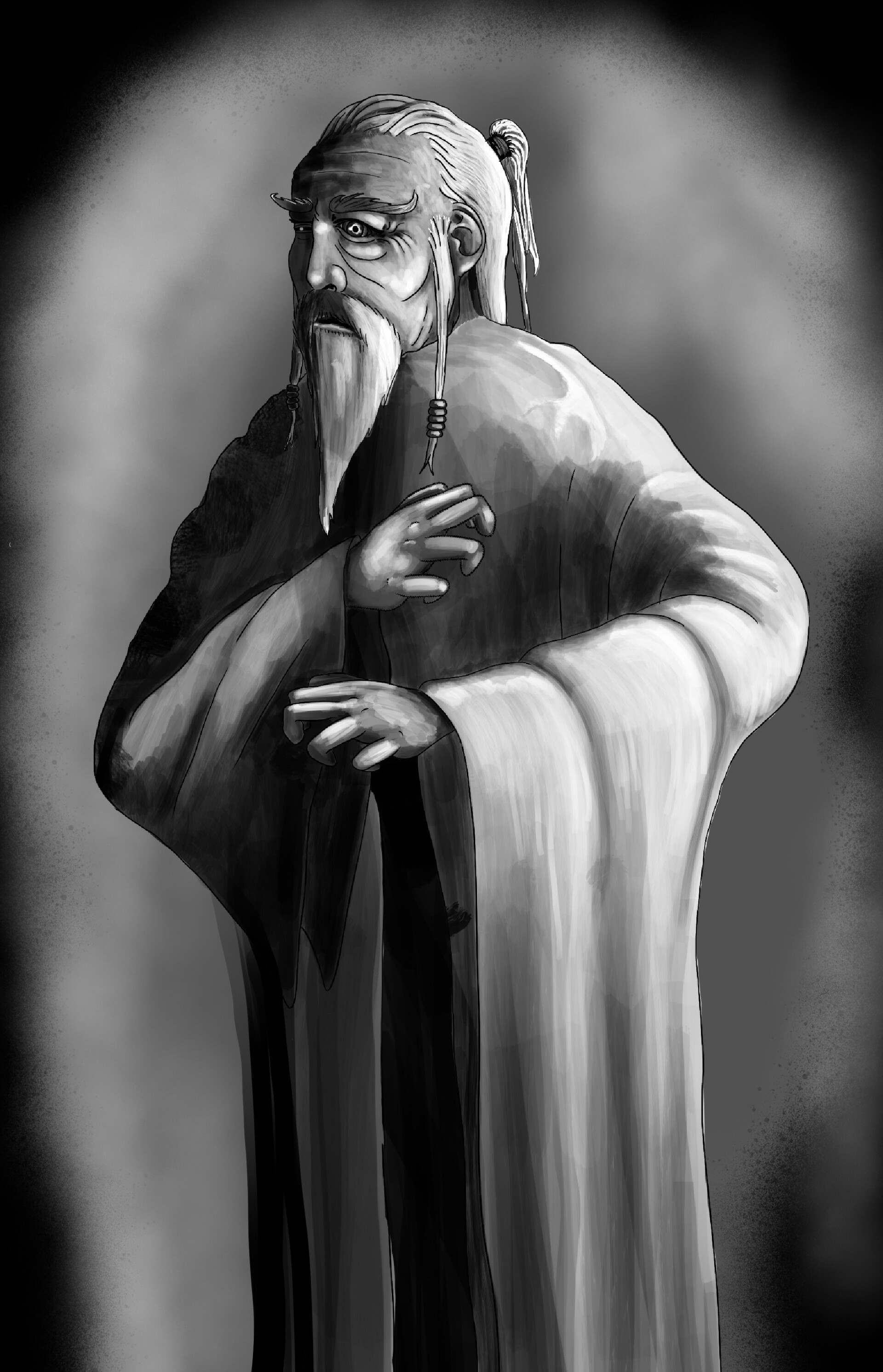 ArtStation - Pai Mei Kung Fu Guy