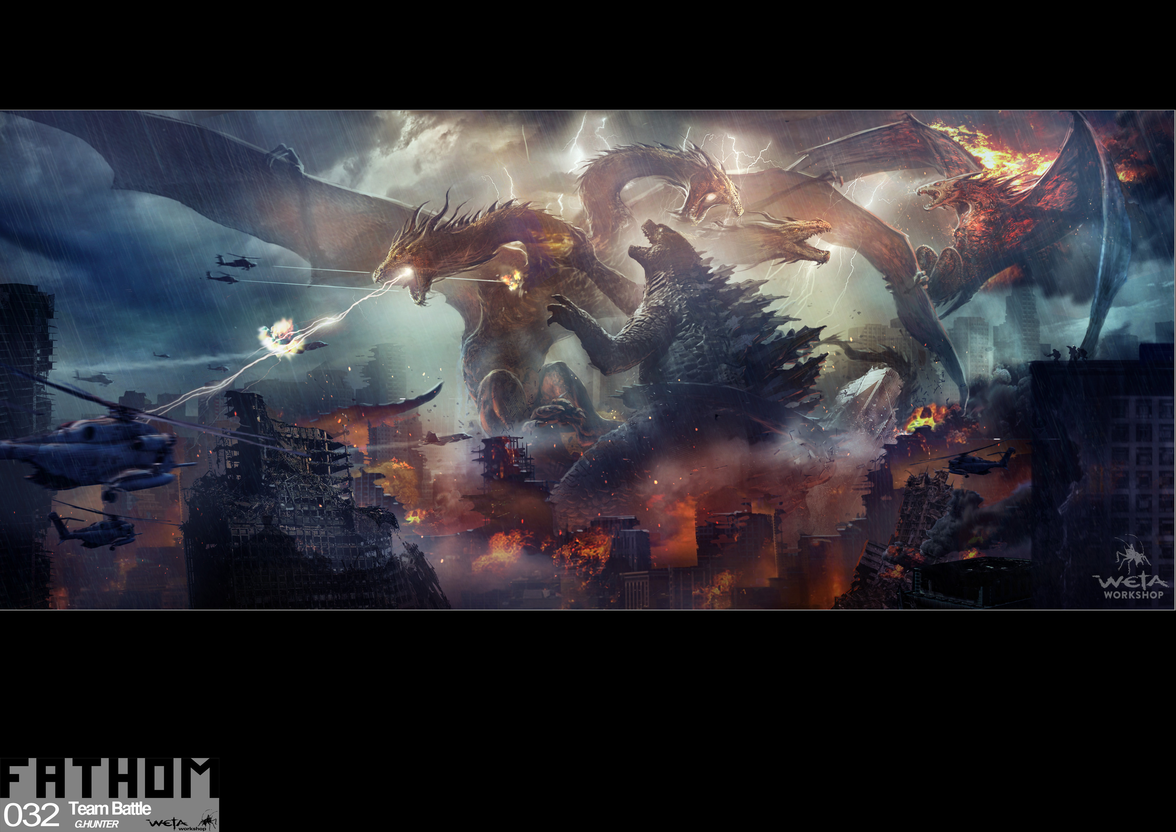 Team Battle - Artist: Gus Hunter