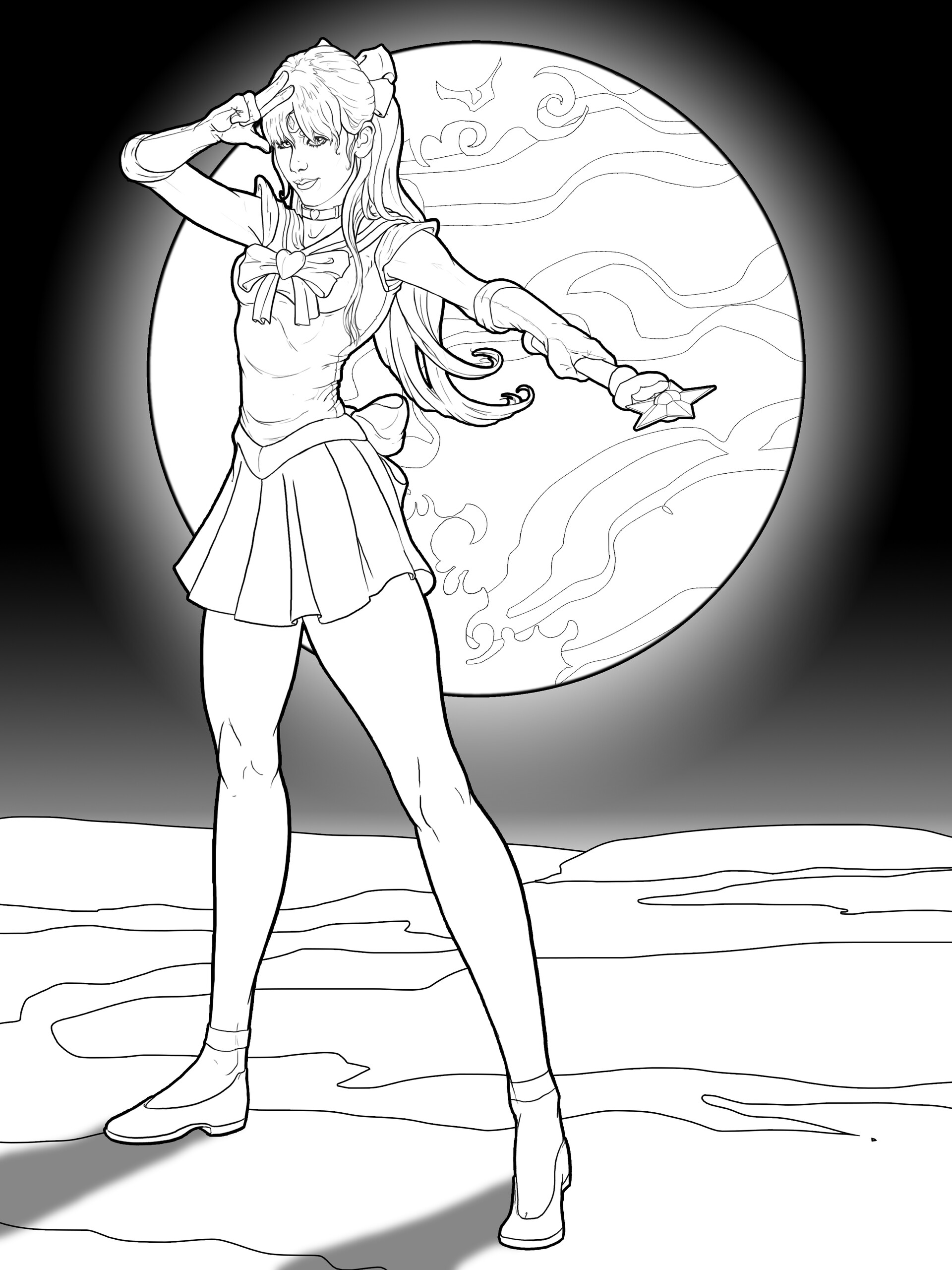Sailor Venus Coloring Pages