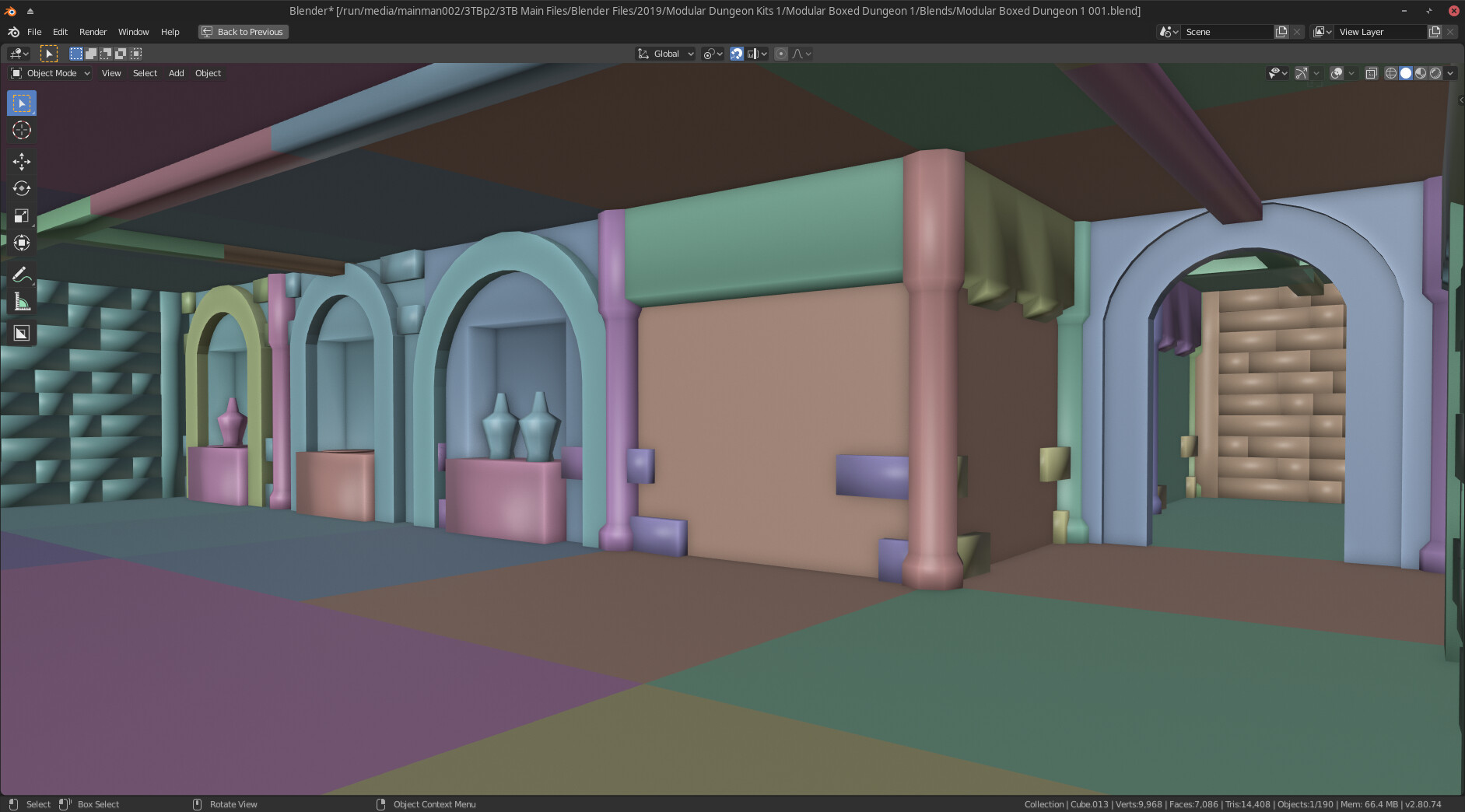 Johnathan Mueller - Modular Dungeon #1 (Blockout Models)