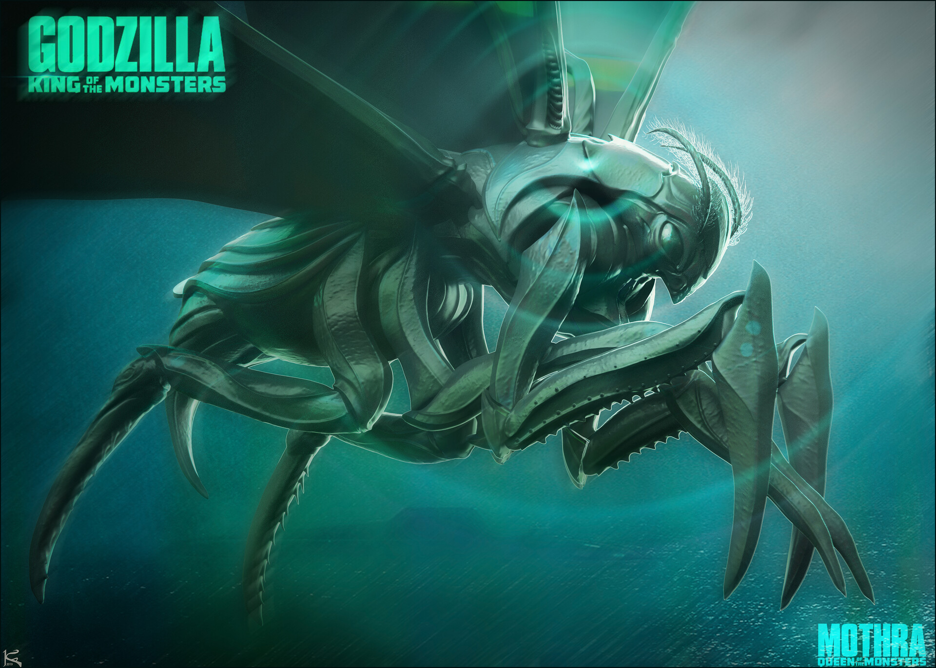 Artstation Mothra Kenny Carmody