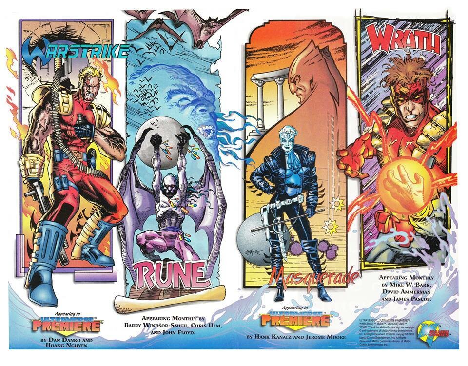 Jerome Moore Malibu Comics Ultraverse The Next Wave