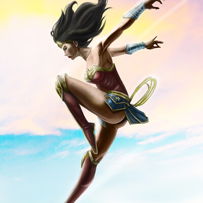 Martin cabrera wonder woman color