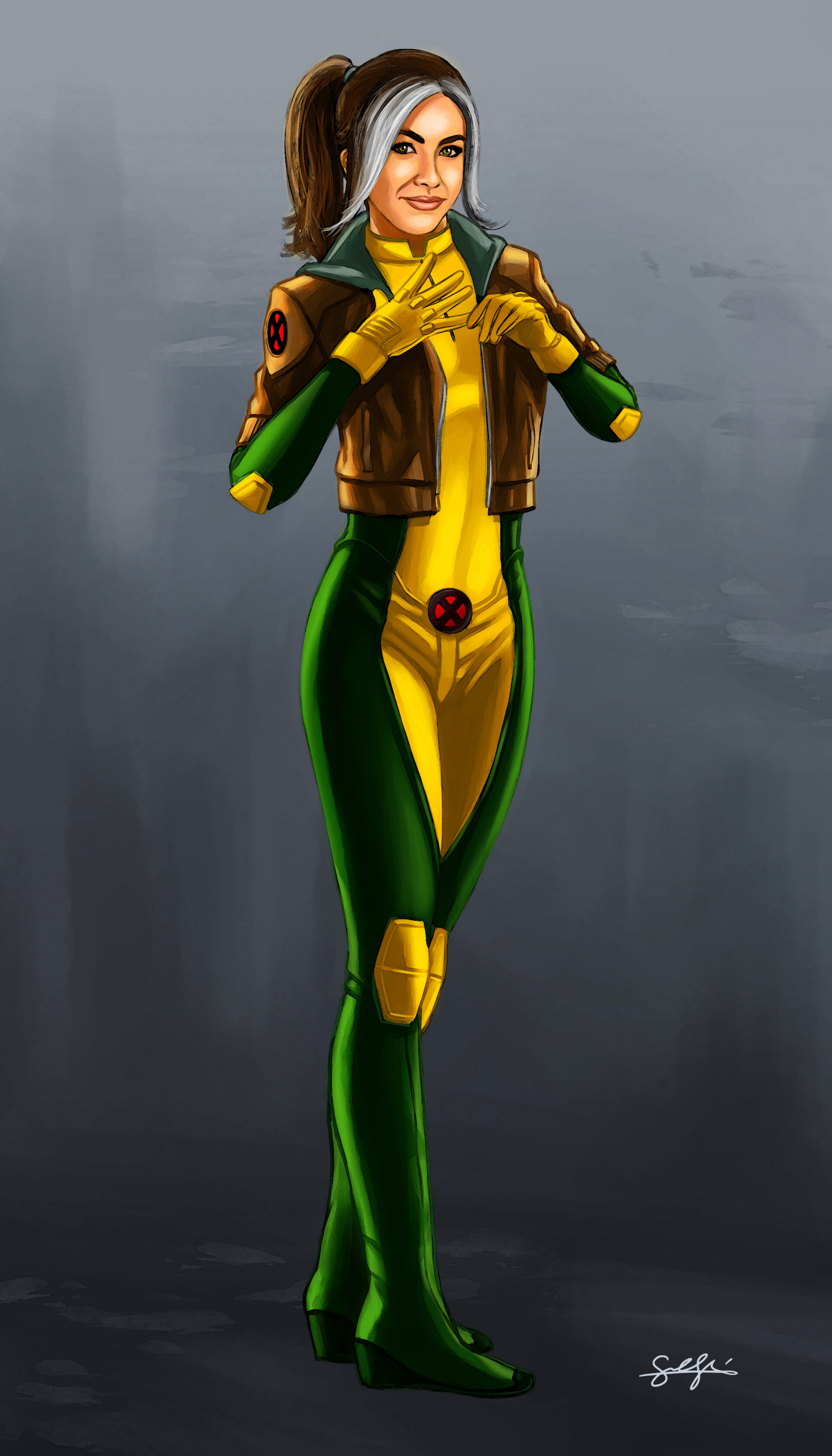 Artstation X Men Rogue Samuel Shin