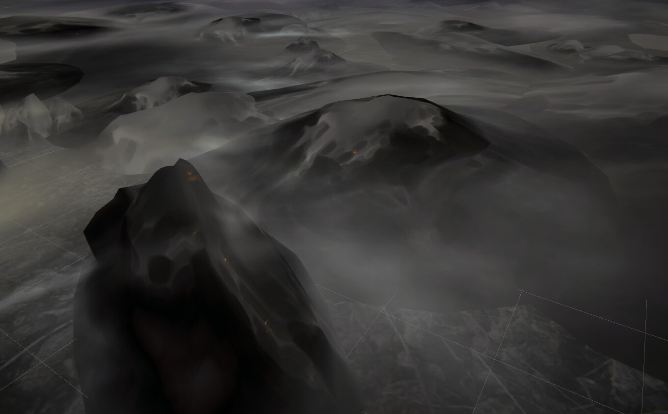 Some more mountain meshes/textures (they're all the same mesh, aside from the main peak).