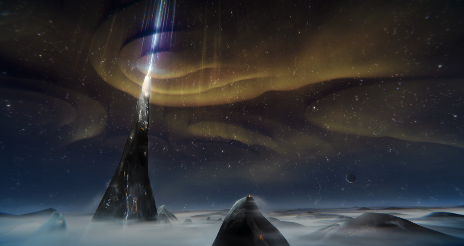 Final result, with a more realistic horizon line.