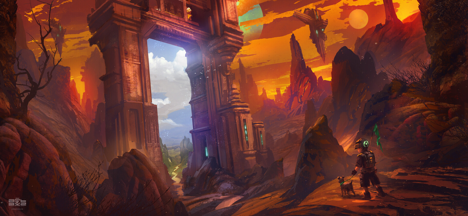 Artstation Another World Byzwa Dher