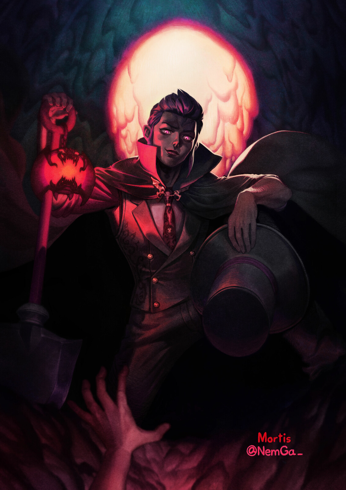 Artstation Brawl Stars Mortis Nemga