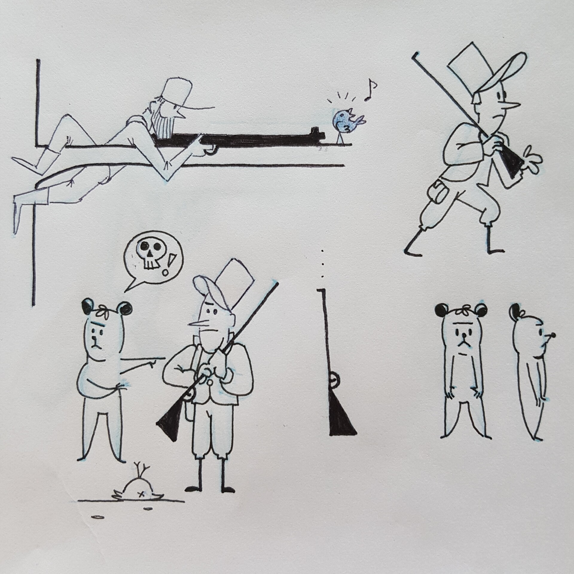 Hunters animation