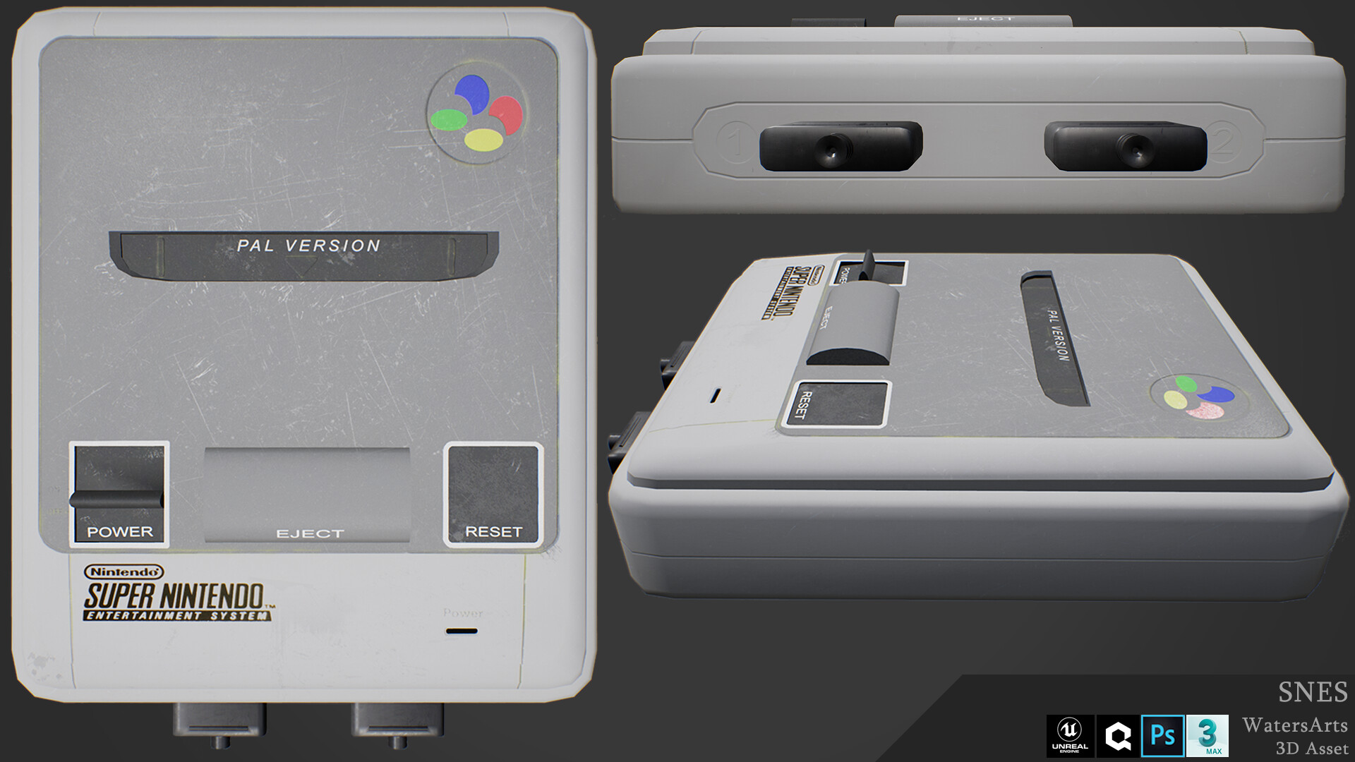 Artstation Snes Console Adam Waters