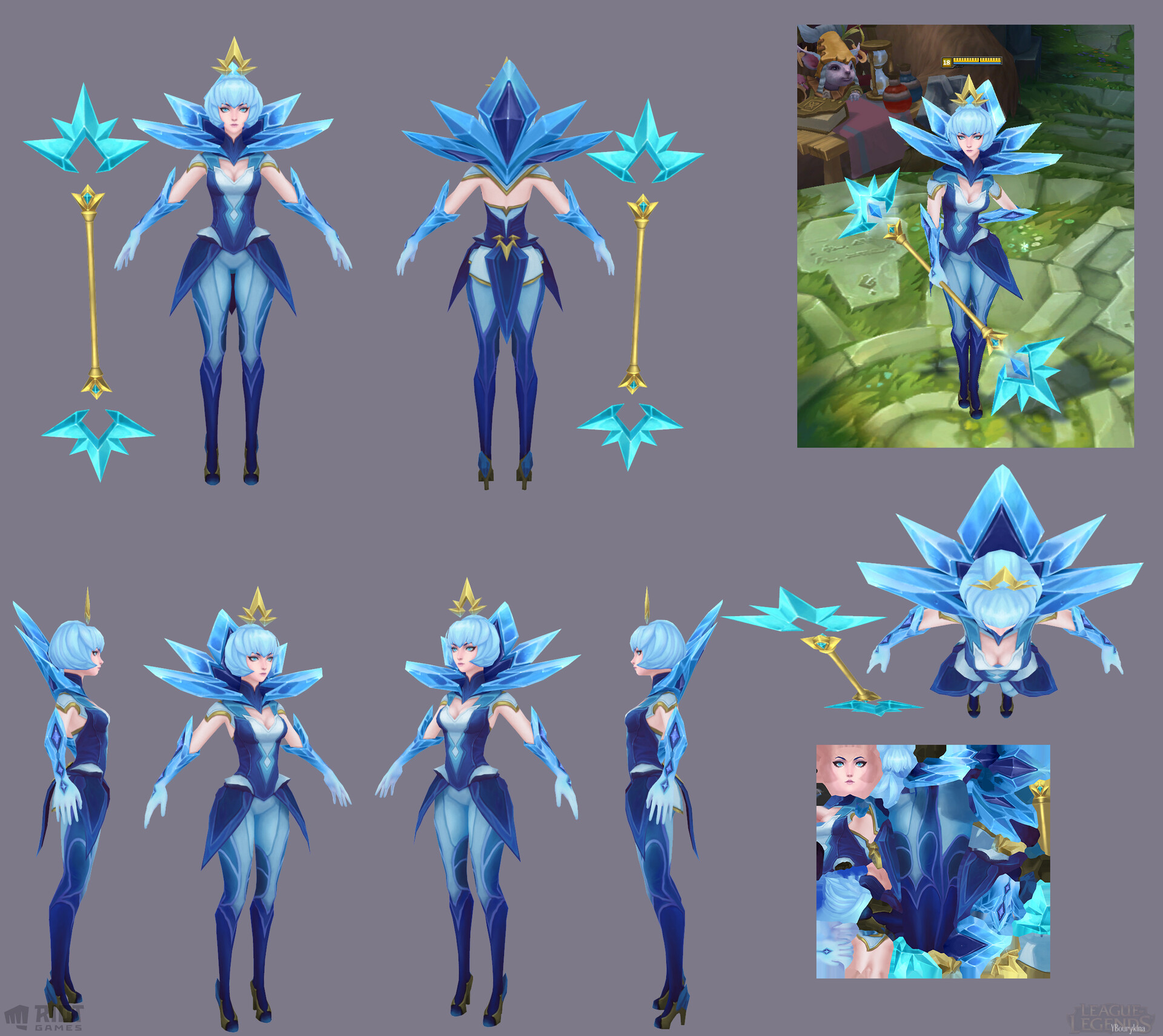 Artstation Elementalist Lux Light Yekaterina Bourykina