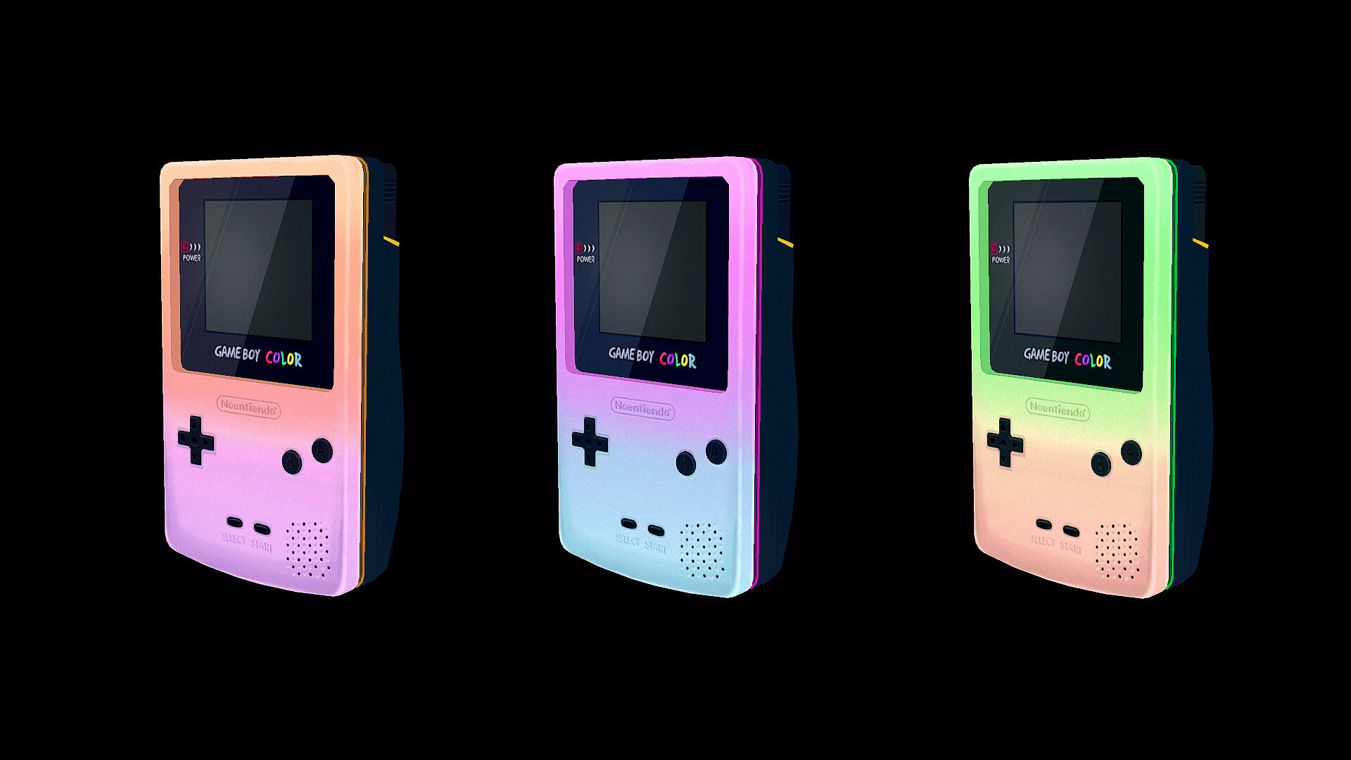 Artstation Challenge Gameboy Color Ruben Caballero