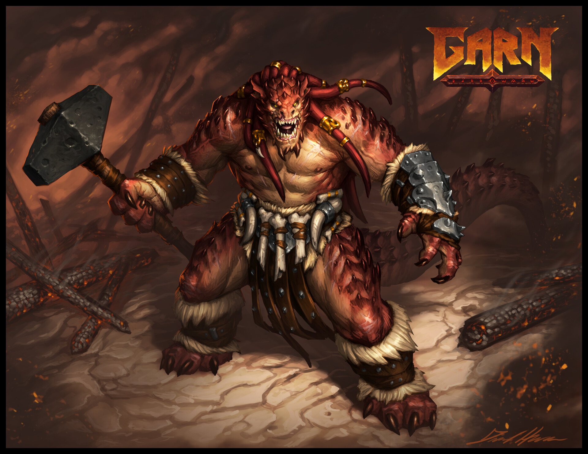 Dragonborn Barbarian.