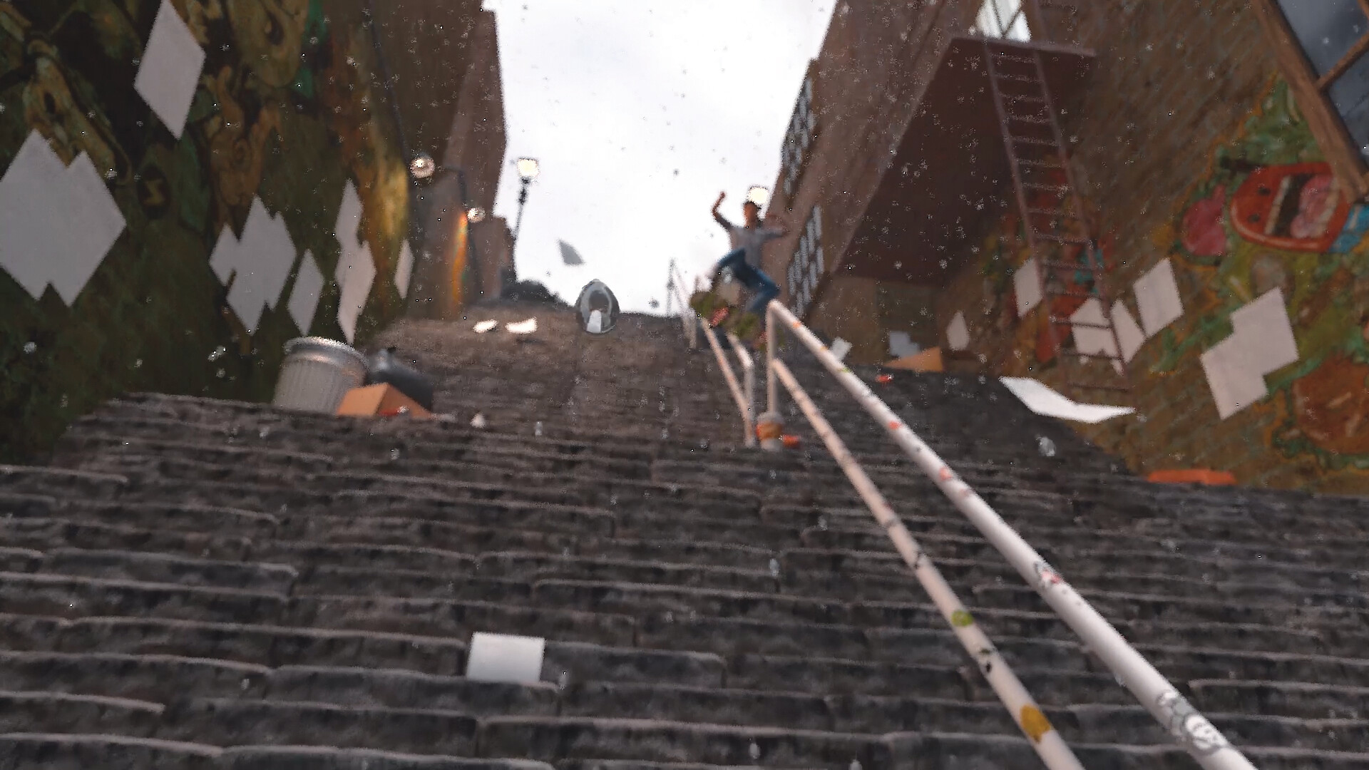 Artstation Alleyway Staircase Yuan Seong Lam