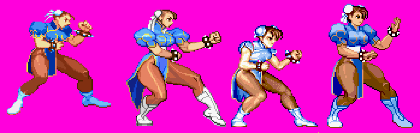 Comparative study for Chun-Li WIP