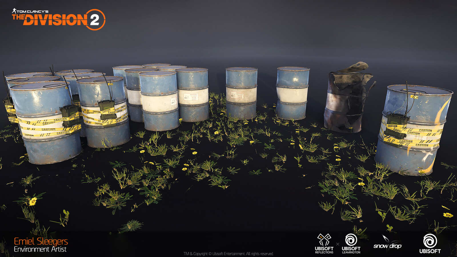 Created the main barrels and barrel bombs used in the DLC
