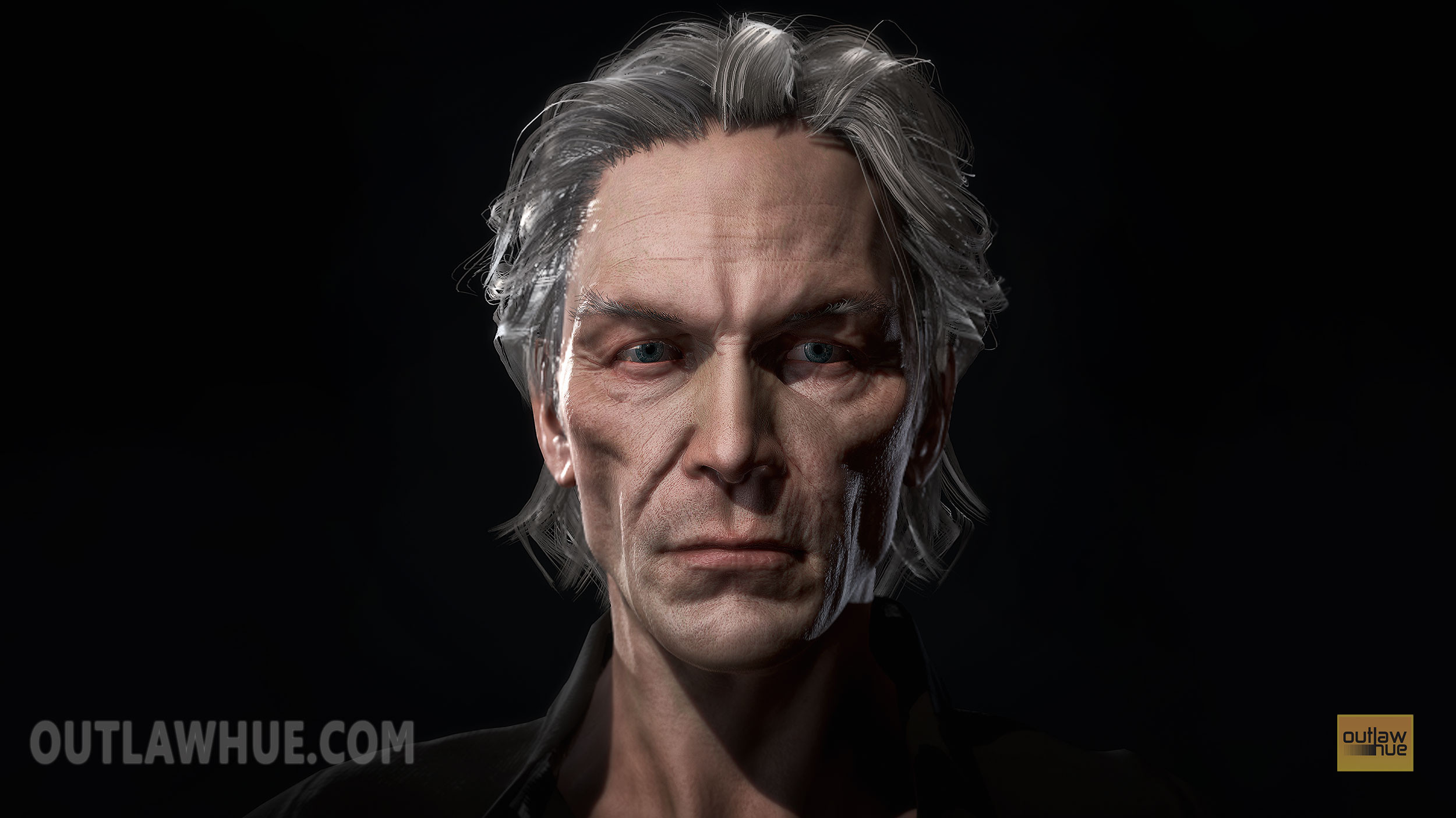 Gunslinger rendered in Marmoset