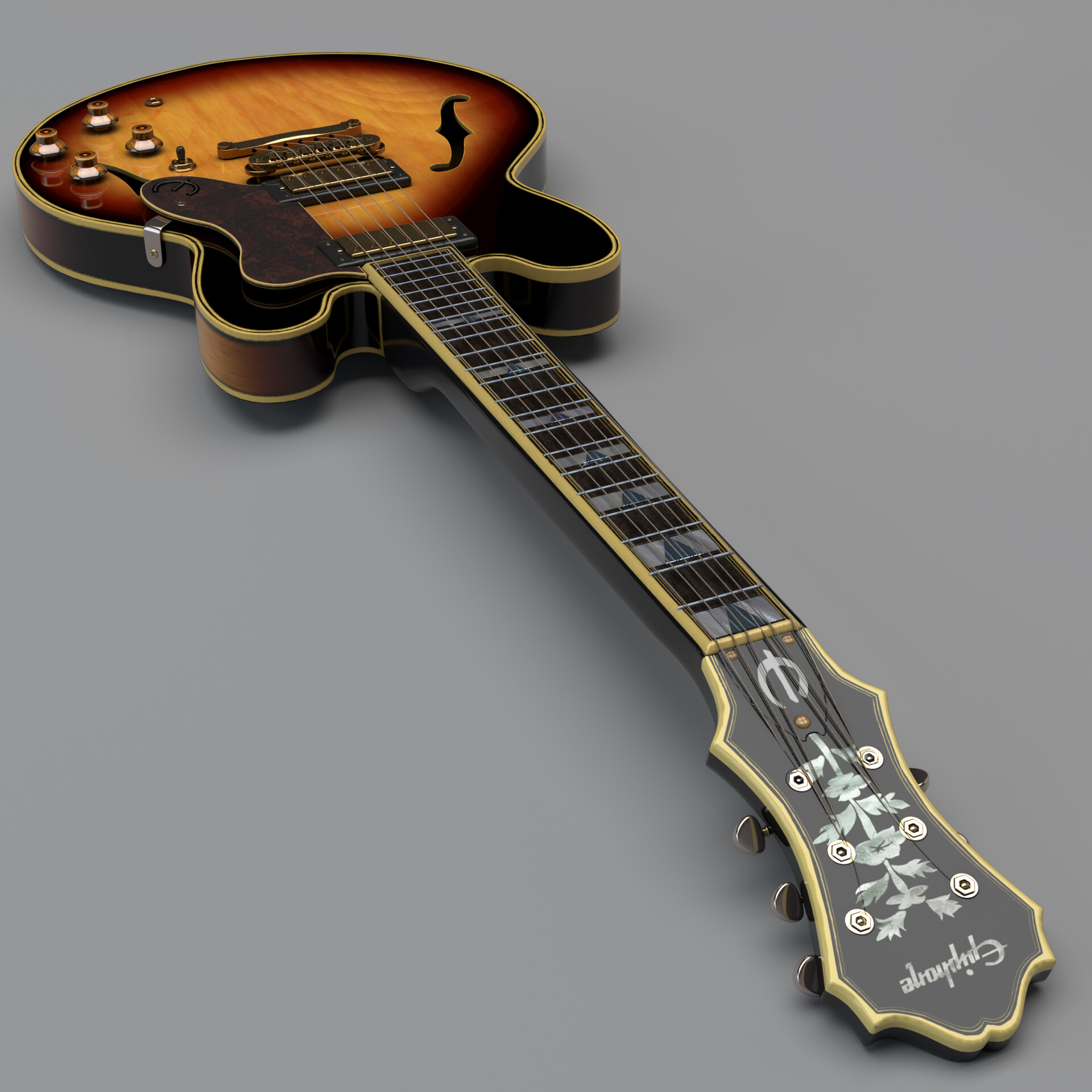 Laura Ortún - Epiphone Sheraton-II Pro VS