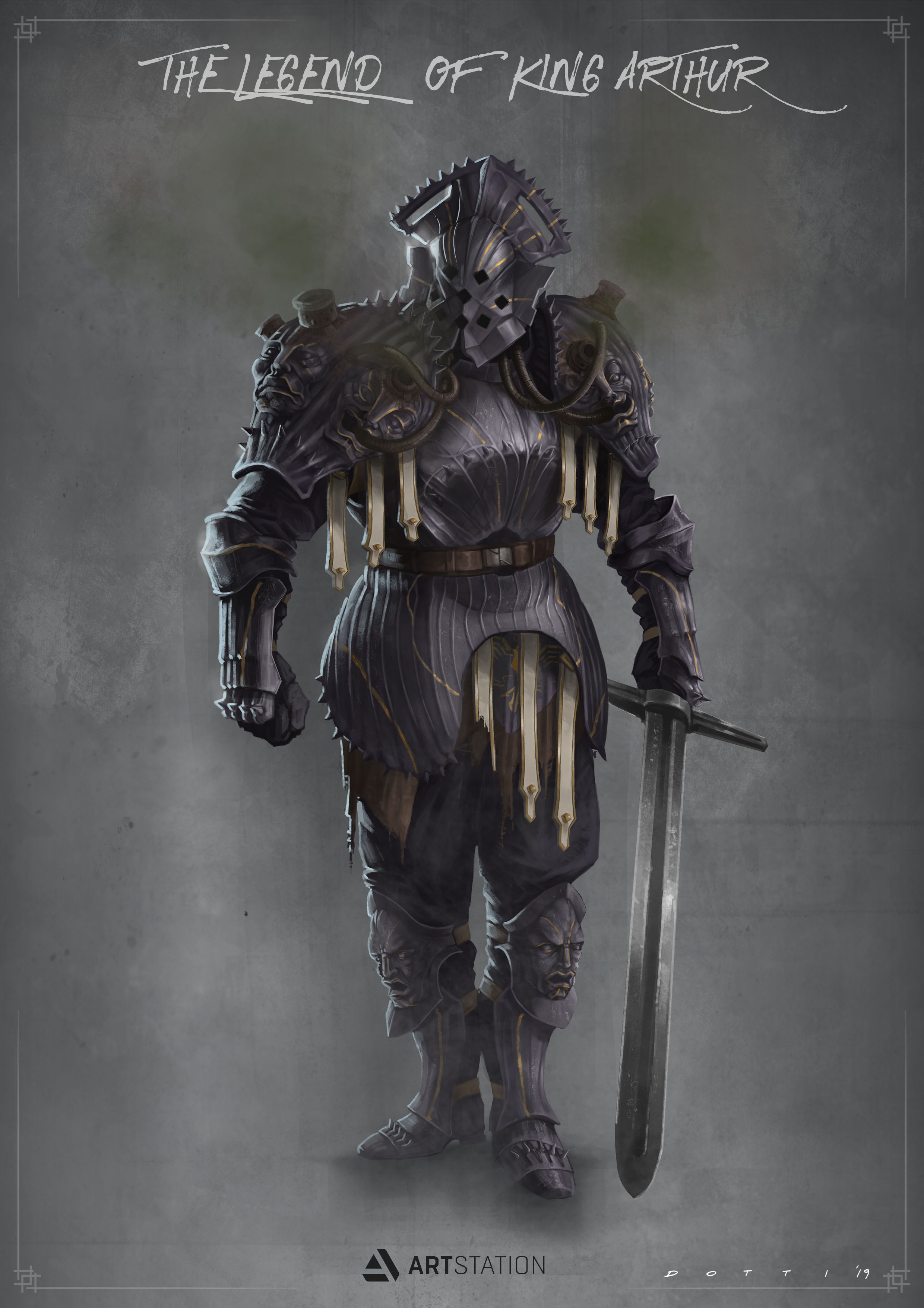 Marco Dotti - ll. THE LEGEND OF KING ARTHUR - Artstation Challenge