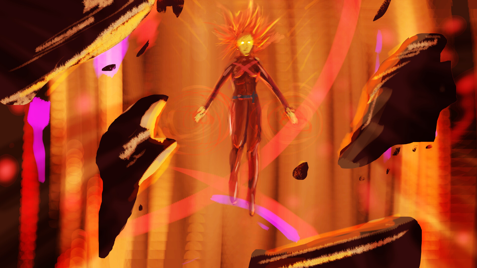 ArtStation , Dark Phoenix FanArt, Le Lama Jaune