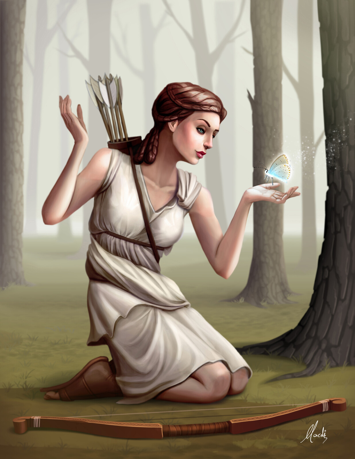This is the final illustration of Artemis