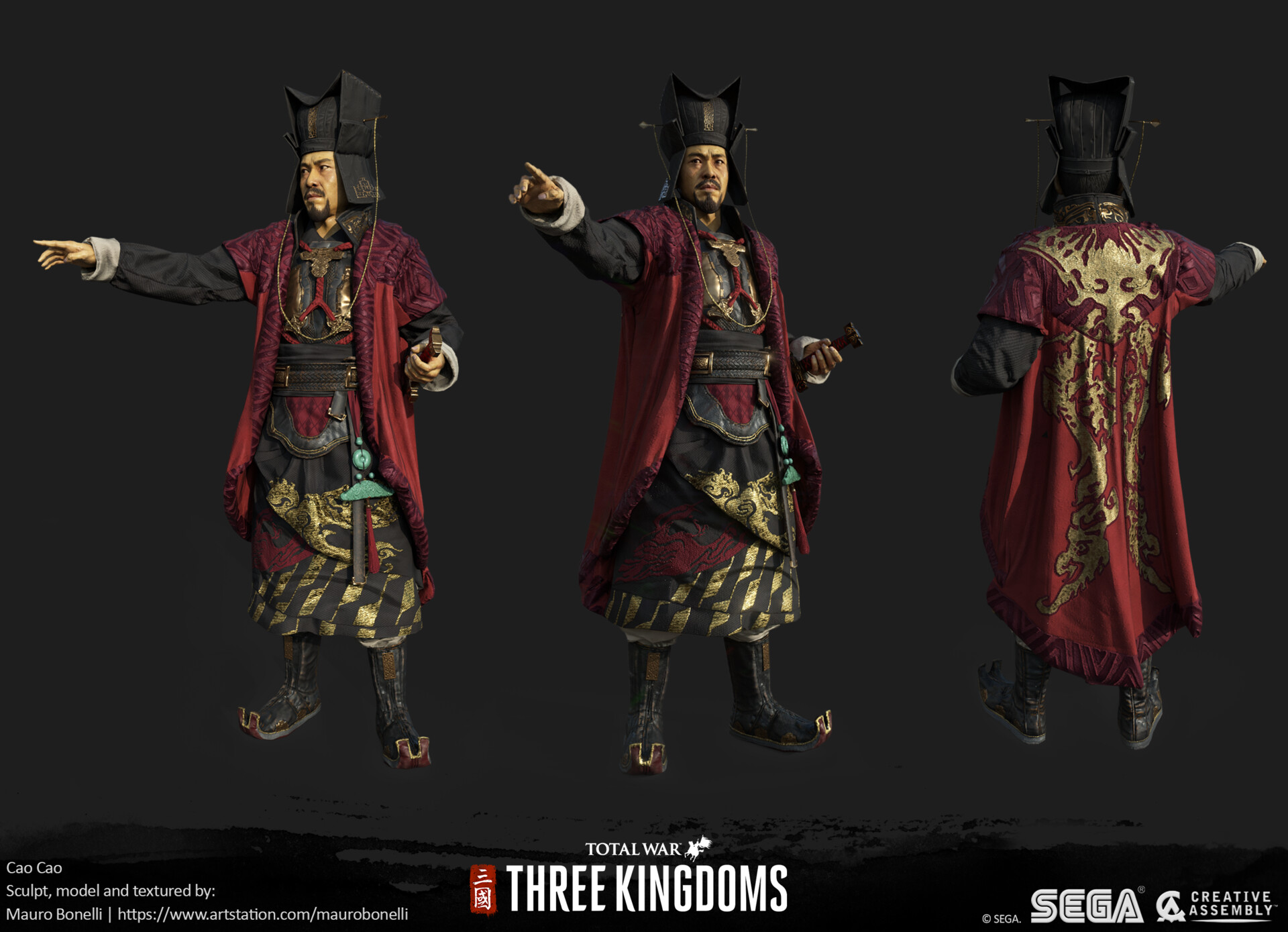 Creative Assembly - Total War: Three Kingdoms - Cao Cao Render