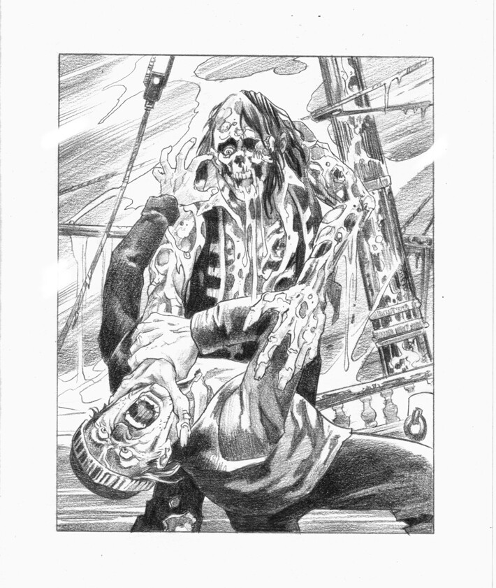 Pirates of Freeport
Pencil illustration.