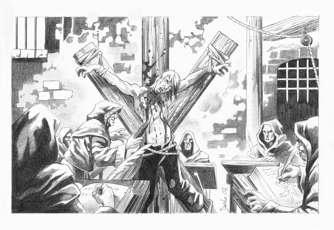 Pirates of Freeport
Pencil illustration.