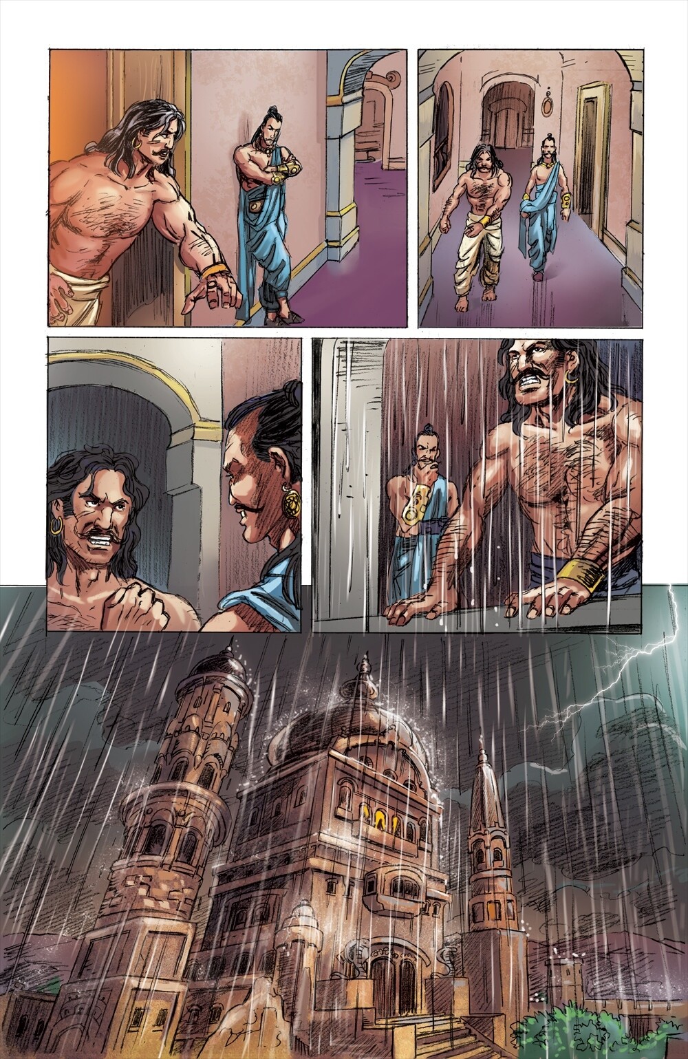 Scions of the Cursed King #2
Page 14, color by Vivek Goel