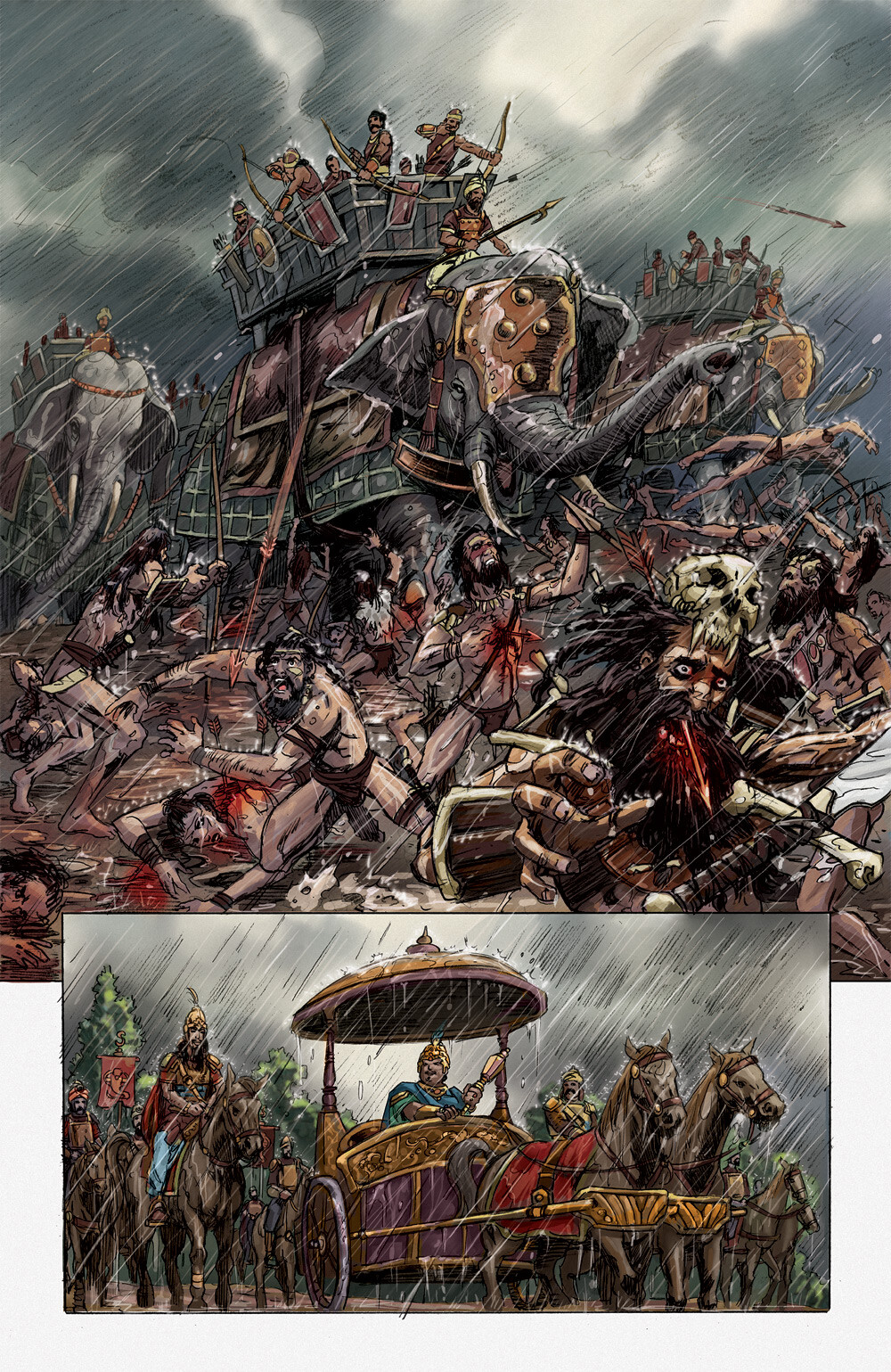 Scions of the Cursed King #2
Page 3, color by Vivek Goel