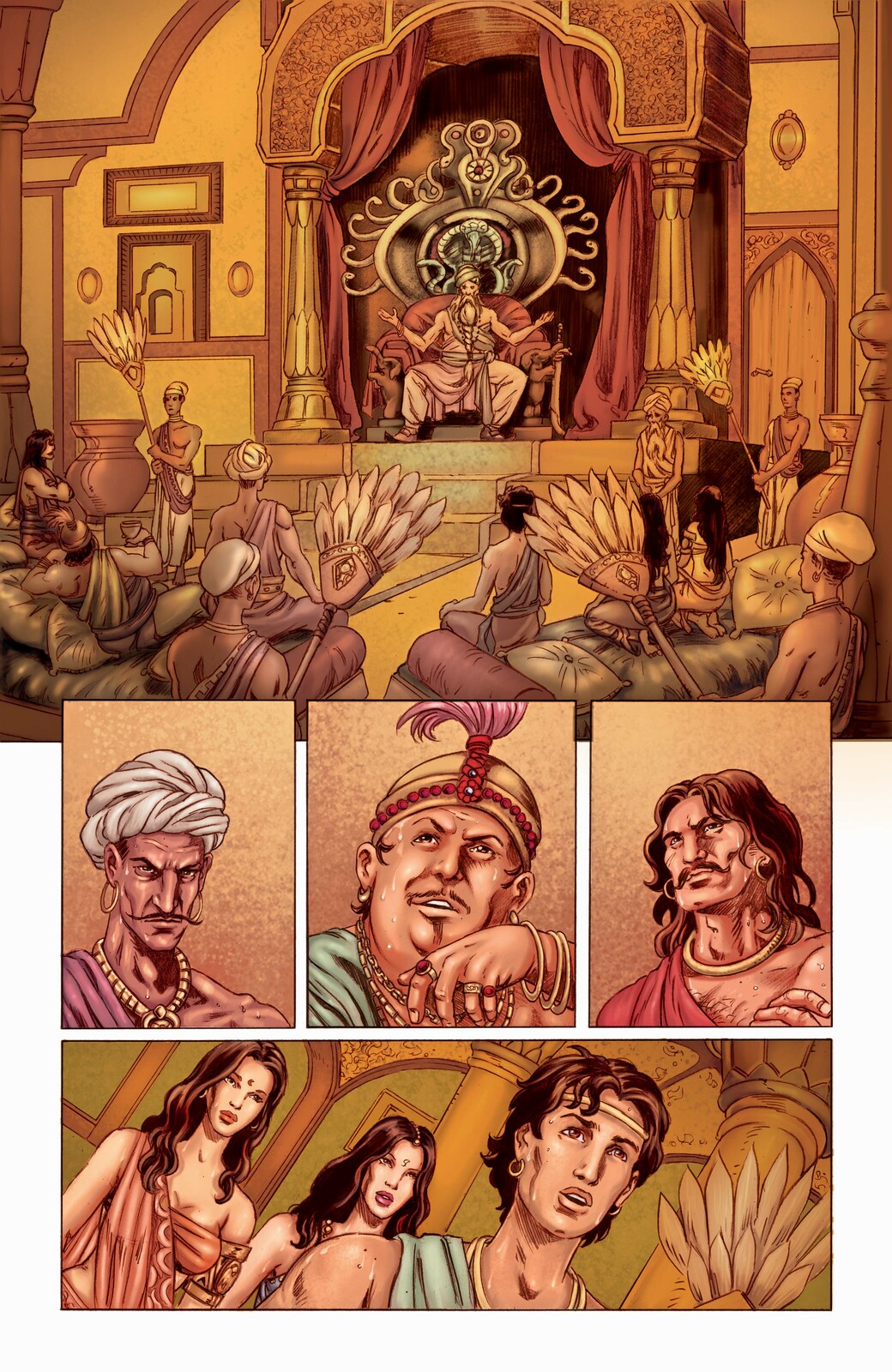 Scions of the Cursed King
Page 10, color by Santosh Pillewar