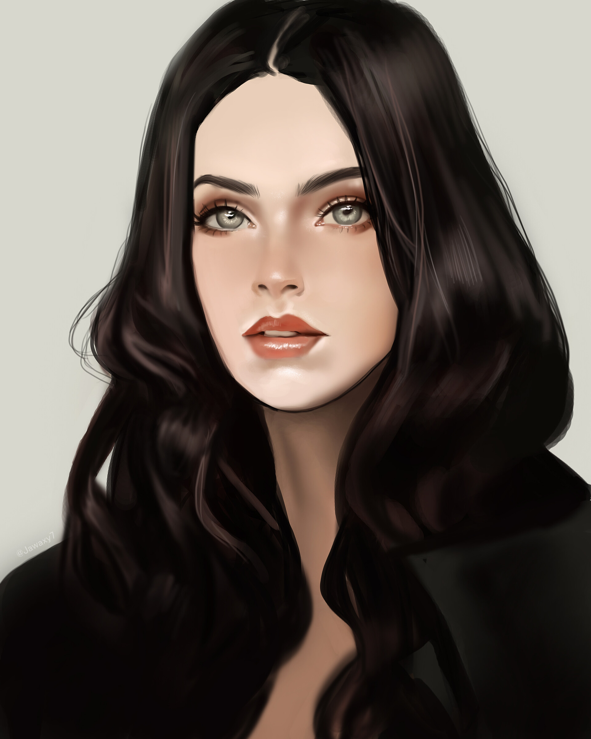 Artstation Megan Fox Jawaxy7 Art