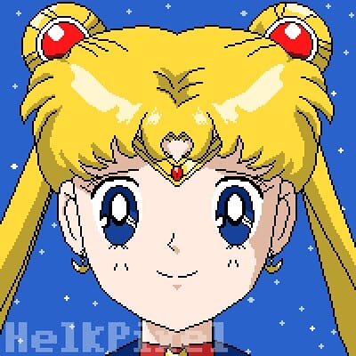 Sailor Moon Pixel Art