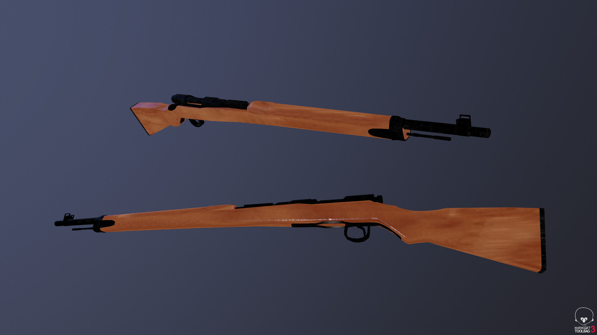 Artstation - Type 99 Arisaka Rifle: Model And Texturing