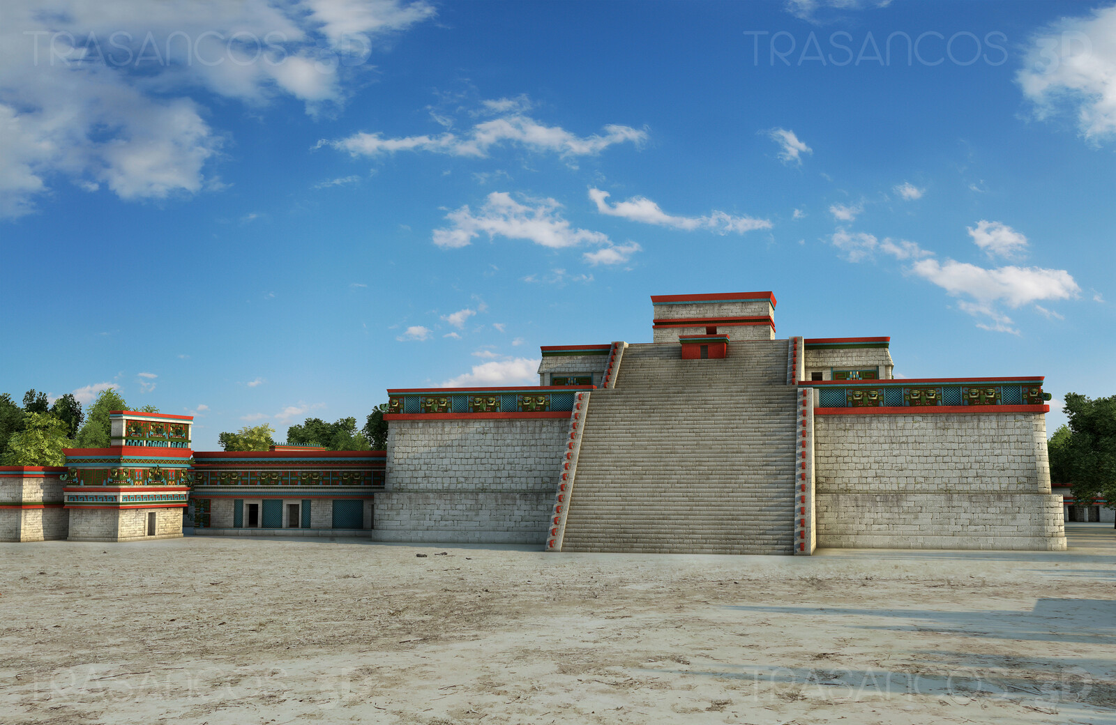 The 'Monjas' (Nuns) and 'Iglesia' (Church) complex in Chichen Itza.
Modeled in collaboration with:
- Diego Blanco