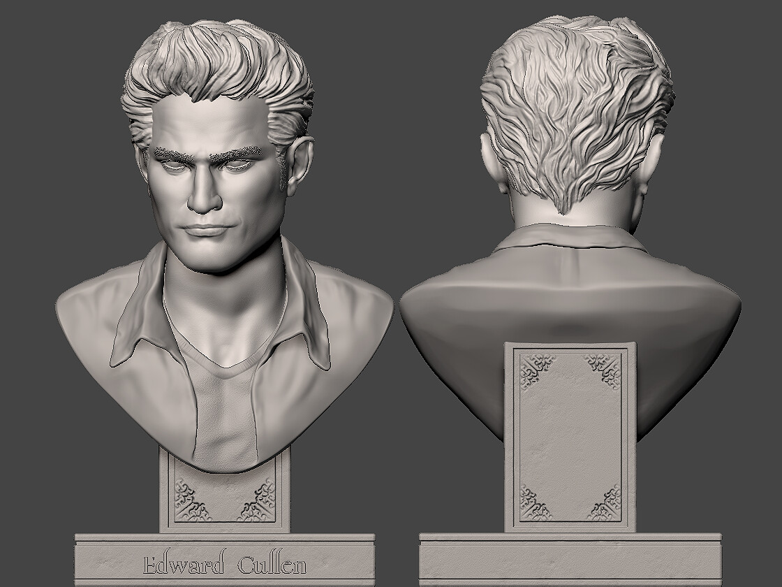 Front &amp; back view (no perspective)