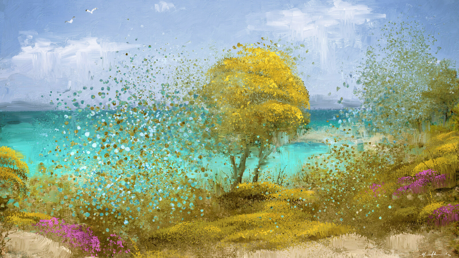 Dream of a Greek Beach - Summer Wallpaper