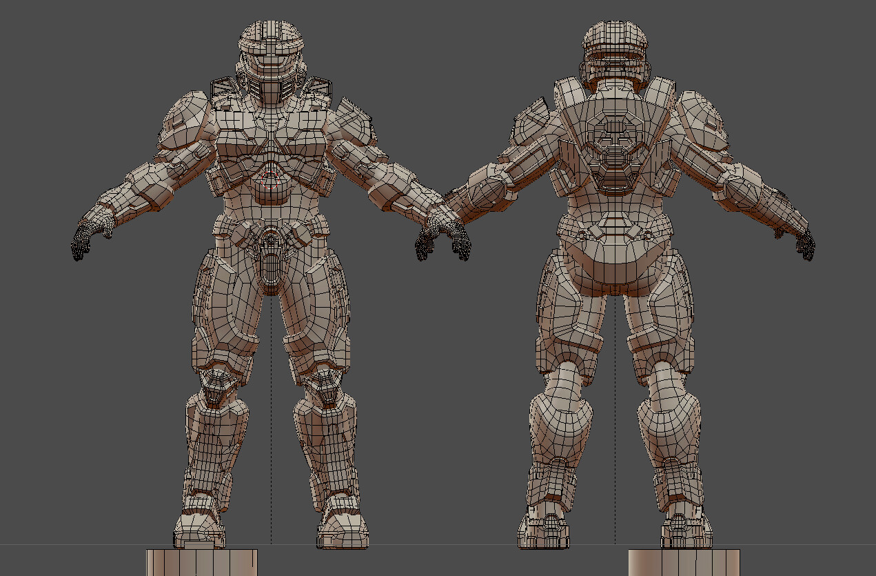 Artstation Spartan Red Team 15mm Scale Vincent Colborn