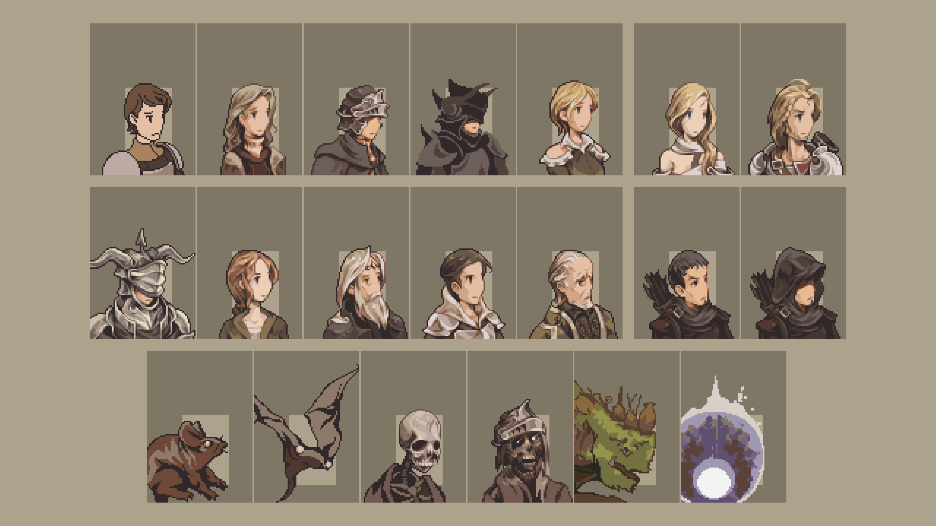 Artstation Final Fantasy Tactics Portraits Vagrant Pixels