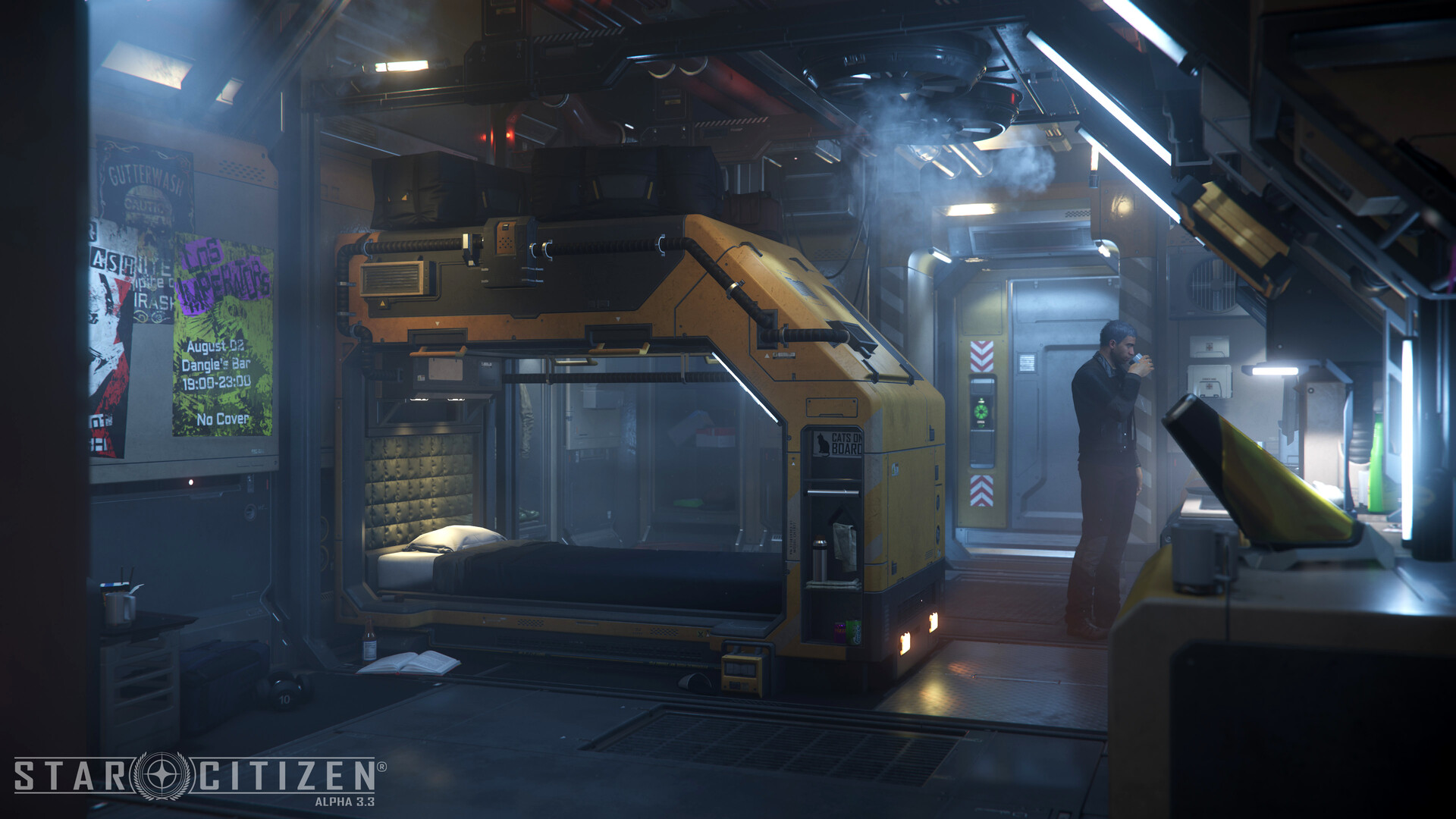 Artstation Star Citizen Lorville Habitation Jack Kirkham
