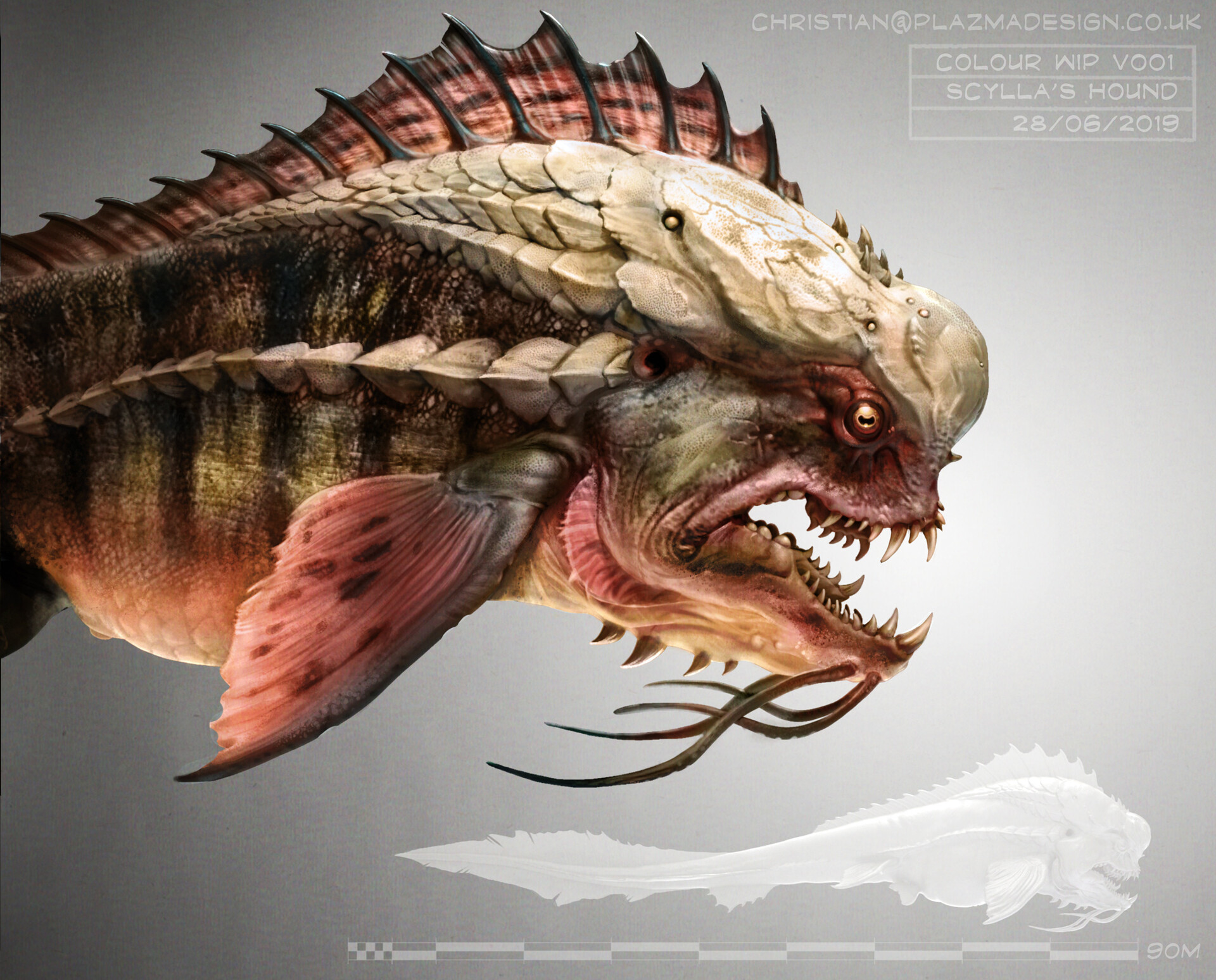 Fish creature. Монстры рыбы ДНД. Арты на тему морских монстров.